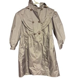 Rothschild Girls Vintage Purple Lavender Raincoat with Detachable Hood size 5